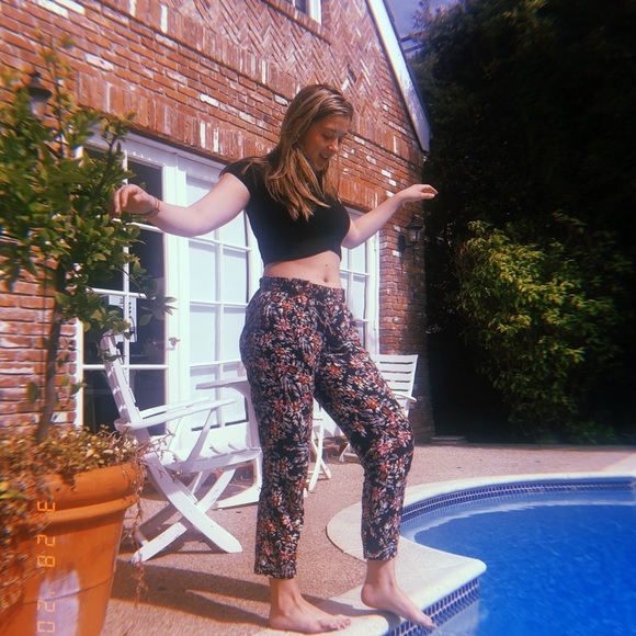 Jessica Simpson Floral Pants 